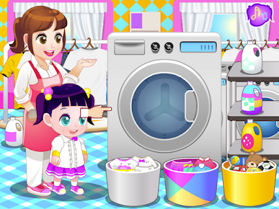 Laundry Washing Game - Girls