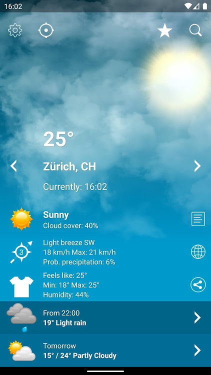 Weather Switzerland XL PRO - New - (Android)