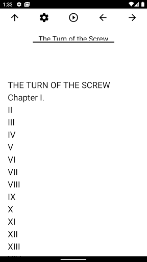 Android application Book, The Turn of the Screw screenshort