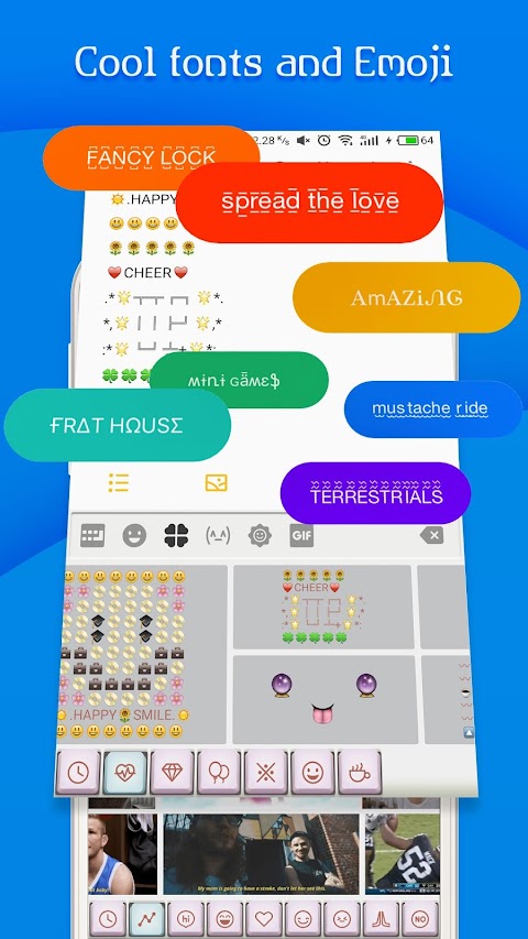 FancyKey Keyboard - Emoji, GIFのおすすめ画像4