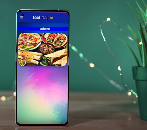Android application food recipes screenshort