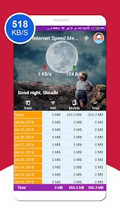 Internet Speed Meter Screenshot