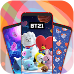 Cover Image of Tải xuống Cute BT21 Wallpapers 1.0 APK