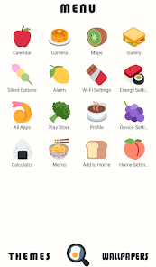 Food Icon tema +HOME 1.0.1 APK + Mod (Unlimited money) untuk android