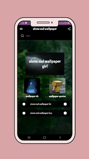 Alone sad wallpaper Screen 3