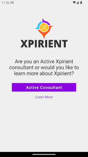 Android application Xpirient Consultant screenshort