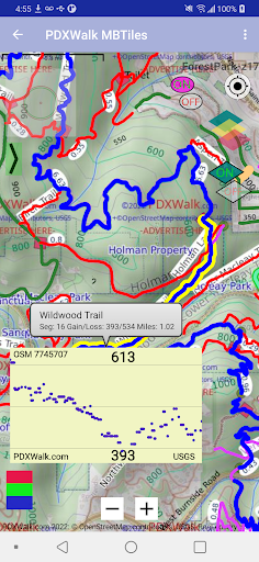 Android application PDXWalk Lite screenshort