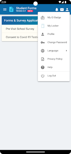 StudentTrac Screen 2
