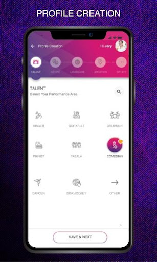 MyGigStar Partner Screen 3