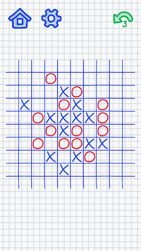 Android application Tic Tac Toe 10x10 screenshort