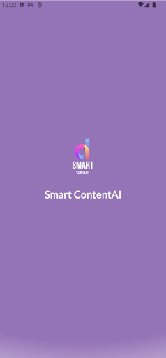 Android application Smart ContentAI screenshort