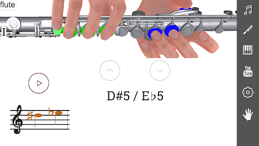 3D Flute Fingering Chart Unknown
