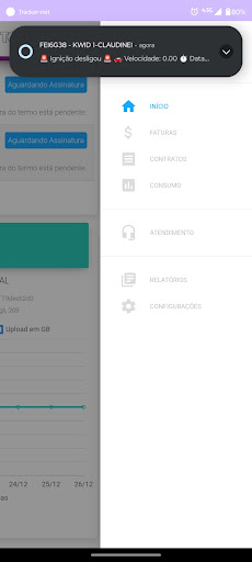 Android application Central do Assinante-Top fibra screenshort