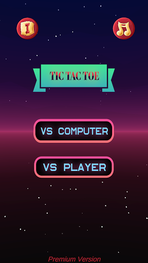 Android application Tic Tac Toe Premium screenshort