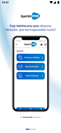 Android application İşyerim Cep Pos Ödeme screenshort