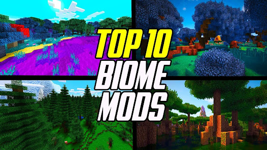 Captura 1 Biomes Mod for Minecraft android