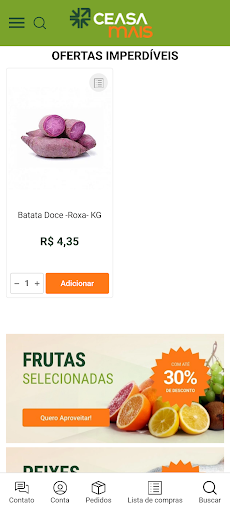 App Ceasa Mais Screen 2