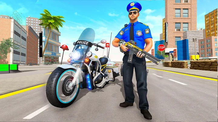 Police Moto Bike Chase Crime MOD