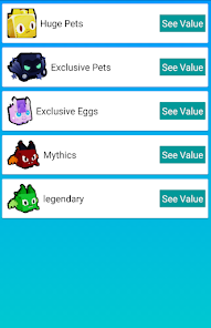 Pet Simulator X Value list - Apps on Google Play