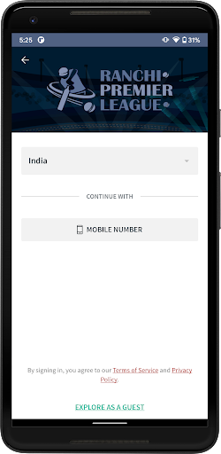 Ranchi Premier League (RPL) Screen 2