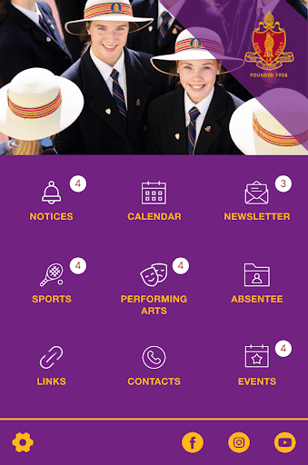 Android application Glennie School screenshort