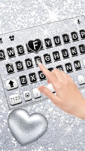 Silvery Glitter Keyboard Theme Unknown