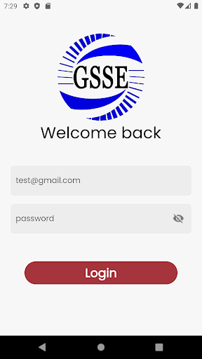 Android application GSSC HRMS screenshort