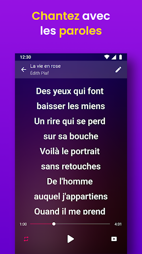 Lecteur de musique Mp3 Player screenshot