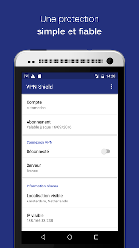 Aperçu de l'application