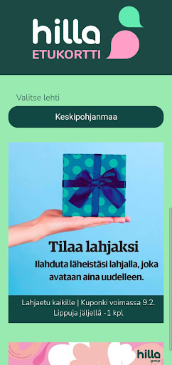 Hilla Etukortti Screen 2