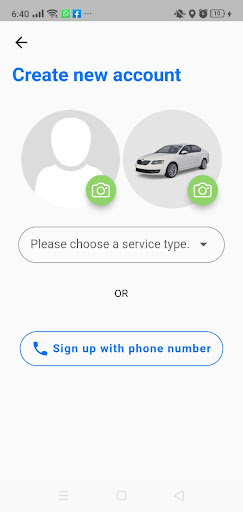 Sawari - Pilot (Driver) Screen 3