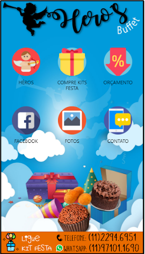 Hero´s Buffet Kit Festa Screen 2