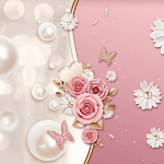 Cover Image of 下载 Pink Rose Curve - Wallpaper  APK