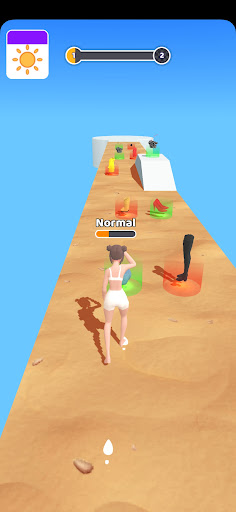 Android application Weather Runner: Dress Up screenshort