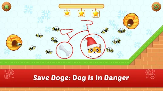 Save Doge :Draw to Rescue Game