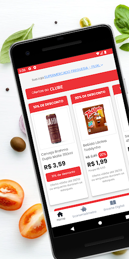 Android application Super Freguês screenshort