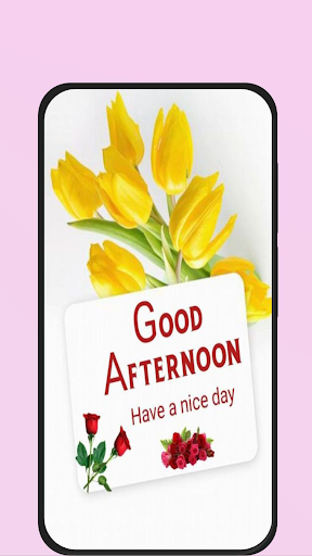Android application afternoon wishes screenshort