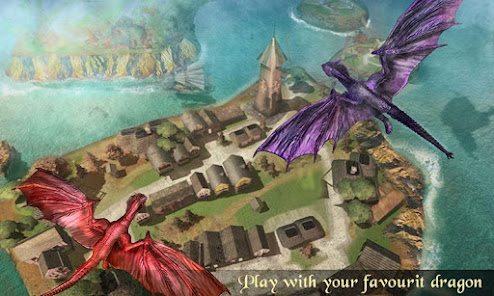 City Attack Dragon Battle Game  screenshots 2