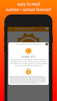 SkyCandy - Sunset Forecast App screenshot 1