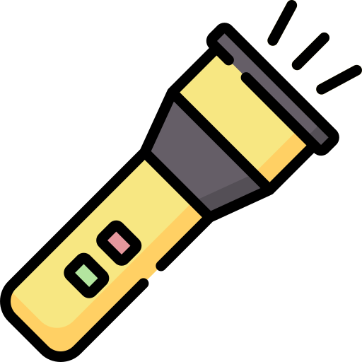 無毒手電筒 logo