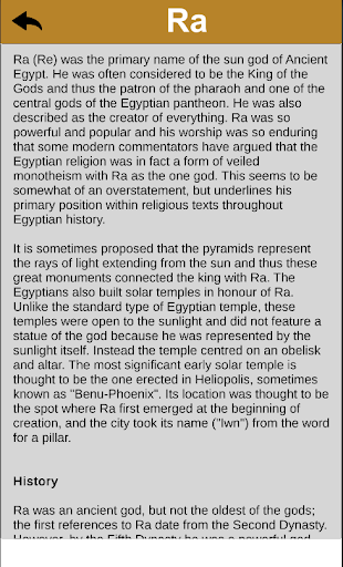 Egypt Mythology Screen 3