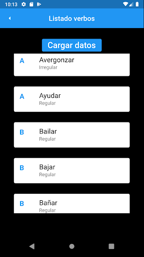 Verbos en español Screen 3