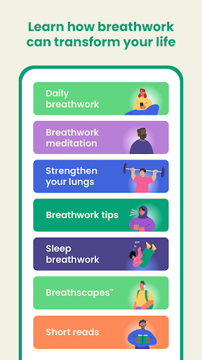 Exhale: Guided Breathwork Screen 2