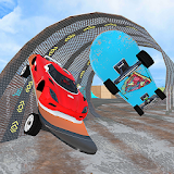 Skate Boarding Cop Car Chase: Skateboard Games icon