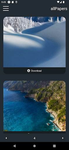 Android application allPapers - Wallpaper screenshort