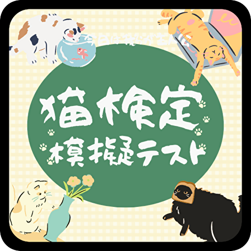 ねこ検定トレーニング　模擬テスト logo
