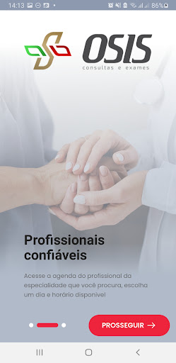 Osis Consultas e Exames Screen 2