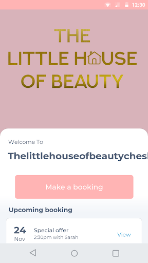 Android application Thelittlehouseofbeautycheshire screenshort