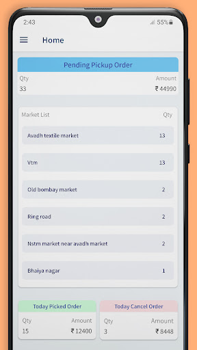 FABZONE Delivery App Screen 3