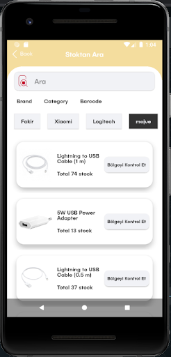 Android application BuyBuddy Management screenshort